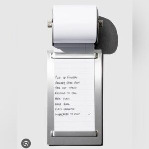 🏷️ NWT Cloth & Paper Task Roller + Paper | Silver